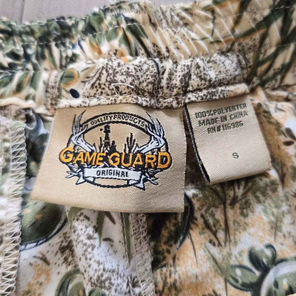 GameGuard Desert Camo Convertible Zip Off Cargo Pants Mens Small Cactus Print